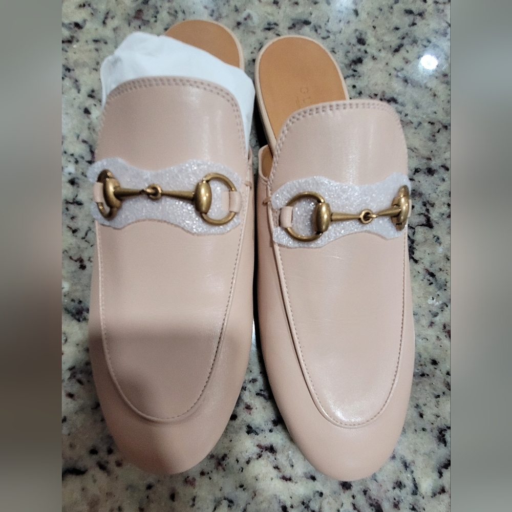 **SOLD**Gucci Princetown Malaga Kid Skin Rose Slippers Sz 38.5 - Picture 6 of 13